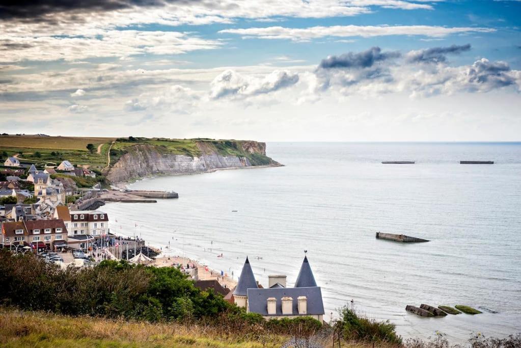 Le Joffre - Studio Sur La Digue En Centre Ville Arromanches-les-Bains Exterior photo